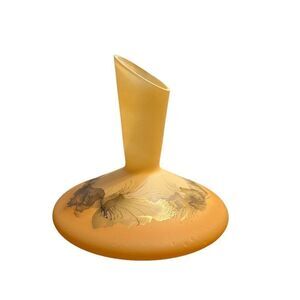 Decorative Vase Orange Gold